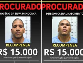 Fugitivos de Mossoró Rogério da Silva e Deibson Cabral