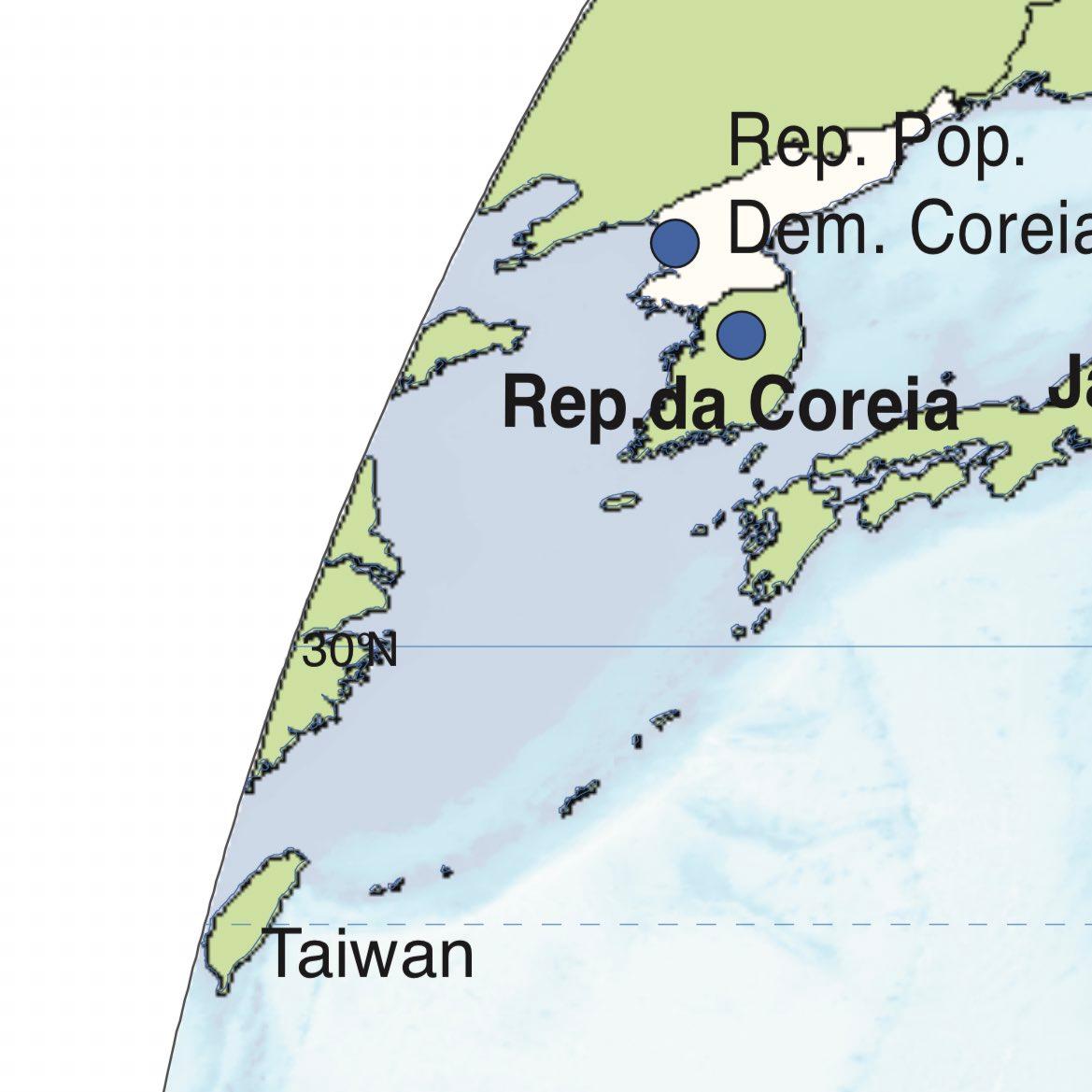 Taiwan aparece como parte do território da China