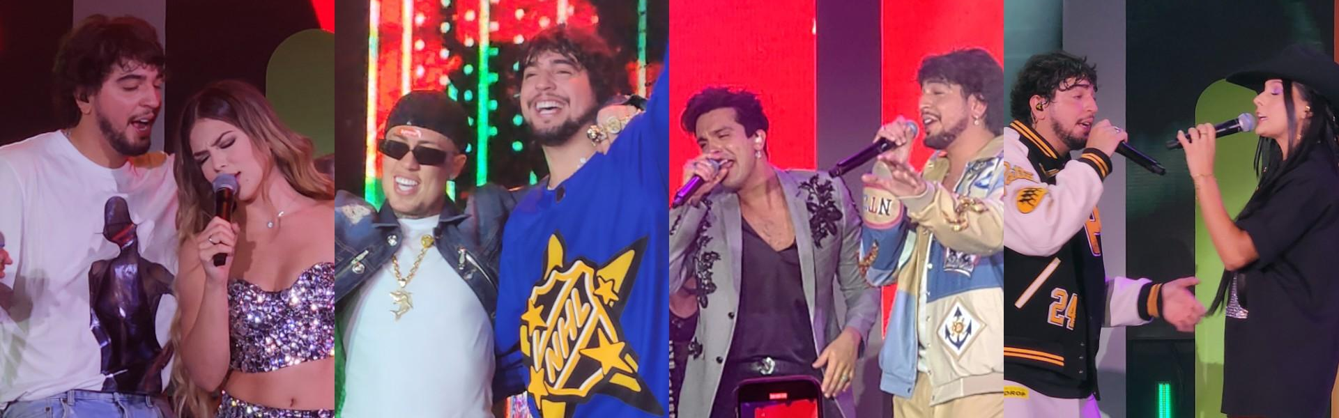 Nattan cantou Melody, MC Daniel, Luana Santana e Ana Castela